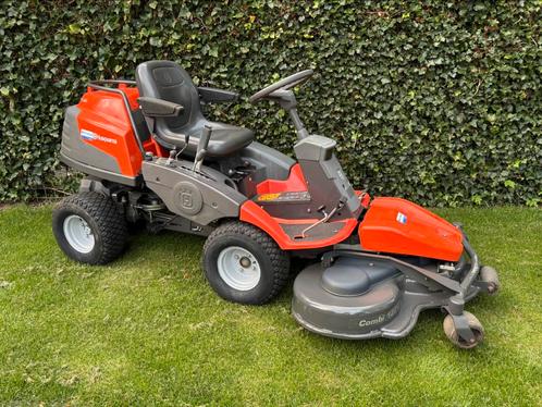 Zeer nette husqvarna r422ts awd 122cm maaidek (incl btw), Tuin en Terras, Zitmaaiers, Gebruikt, 120 cm of meer, Elektrische starter