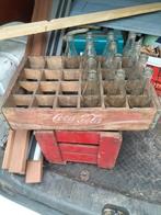 Vintage Coca-Cola krat met flessen 2 stuks, Ophalen