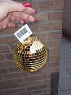 Disco bal goud hanger., Muziek en Instrumenten, Licht en Laser, Ophalen of Verzenden, Zo goed als nieuw, Discobol
