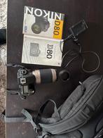 Nikon D80 met Nikkor 70-300mm lens + tas, Spiegelreflex, Nieuw, Ophalen of Verzenden, 4 t/m 7 keer