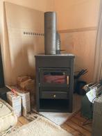 Houtkachel met toebehoren, Huis en Inrichting, Ophalen, Gebruikt, Houtkachel, Vrijstaand
