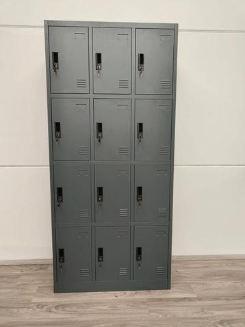 Metalen Lockerkasten 12-deurs beschikbaar voor biedingen