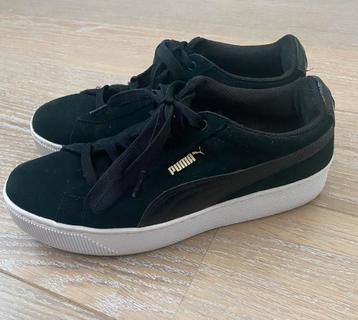 Puma sneakers zwart suede leer maat 39, in doos, nieuwstaat beschikbaar voor biedingen