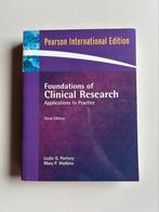 Foundations of Clinic Research Portney & Watkins, Boeken, Ophalen of Verzenden, Zo goed als nieuw, WO