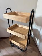 bamboo trolley plank badkamer organizer, Doe-het-zelf en Verbouw, Hout en Planken, Ophalen, Minder dan 25 mm, Nieuw, Plank