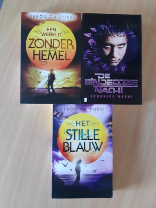 Ya Veronica Rossi - Trilogie Een wereld zonder hemel
- Neder, Boeken, Fantasy, Zo goed als nieuw, Ophalen of Verzenden