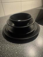 servies zwart, Huis en Inrichting, Keuken | Servies, Ophalen of Verzenden, Zo goed als nieuw