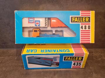 Faller AMS #480 Container Wagen & #435 Rampe beschikbaar voor biedingen