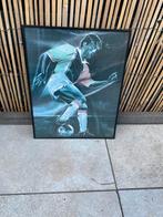 Johan cruijff poster in lijst, Ophalen, Minder dan 50 cm, Gebruikt, 50 tot 75 cm