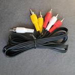 RCA kabel 3 plugs (ca 1 m), Ophalen of Verzenden, Nieuw, Minder dan 2 meter, Overige kabels