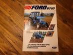 Tractor folder Ford 6710, Boeken, Catalogussen en Folders, Ophalen of Verzenden, Zo goed als nieuw
