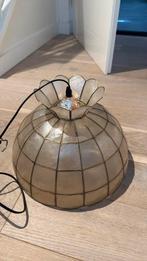 Vintage schelpenlamp, Ophalen, 25 tot 50 cm, Rond, Vintage / retro / art deco