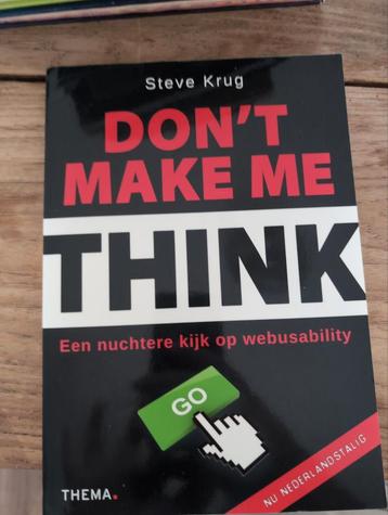 Don't make me think • Steve Krug beschikbaar voor biedingen