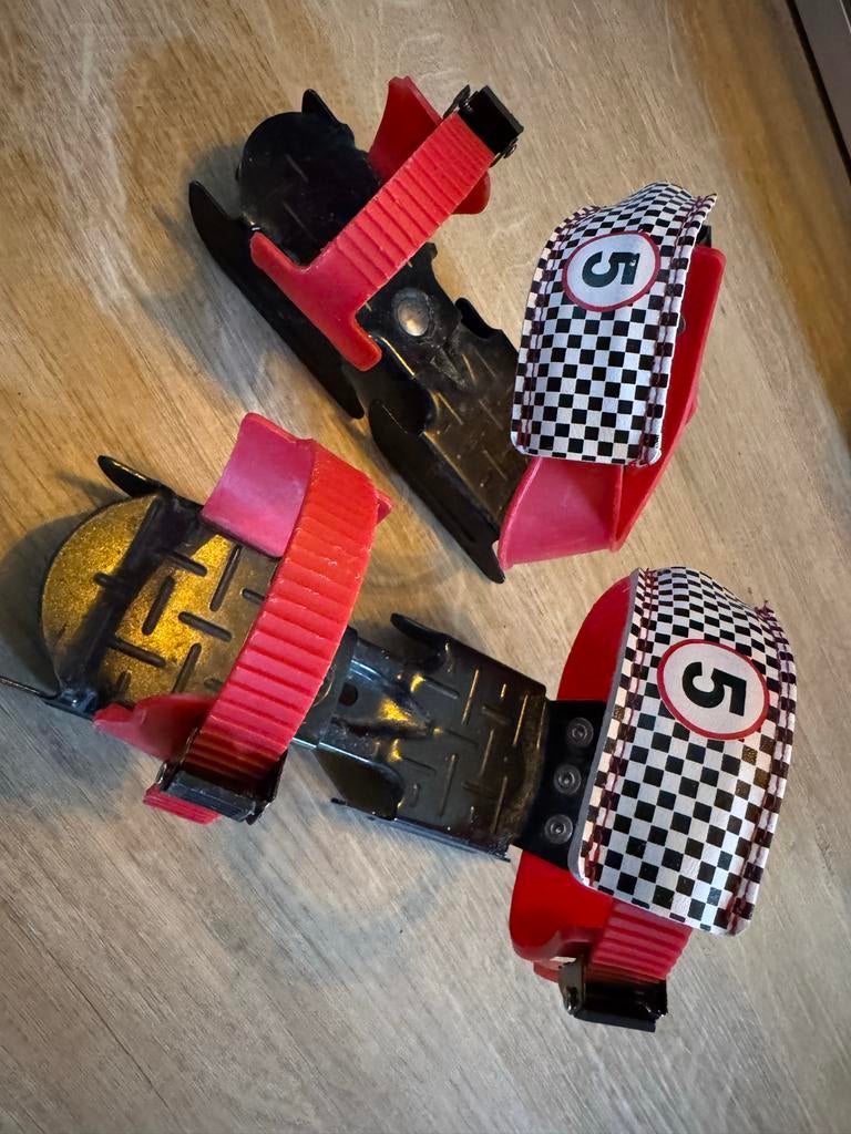 Verstelbare schaats schuifjes voor de allerkleinsten, Ophalen of Verzenden, Gebruikt, Overige typen, Overige merken