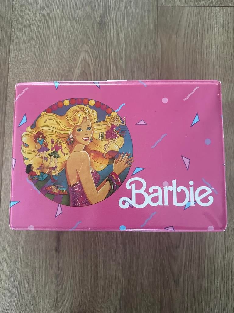 Vintage Barbie Opbergdoos 1990, Ophalen of Verzenden, Gebruikt, Barbie