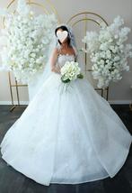 Prachtige Trouwjurk - Nieuwstaat!, Kleding | Dames, Ophalen of Verzenden, Zo goed als nieuw, Wit, Trouwjurk