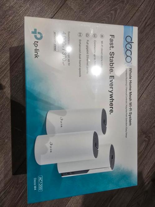 TP-Link Deco M4(3-pack), Computers en Software, WiFi-versterkers, Nieuw, Ophalen of Verzenden