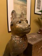 Groot beeld kat Egyptische god Bastet 80cm, Ophalen of Verzenden