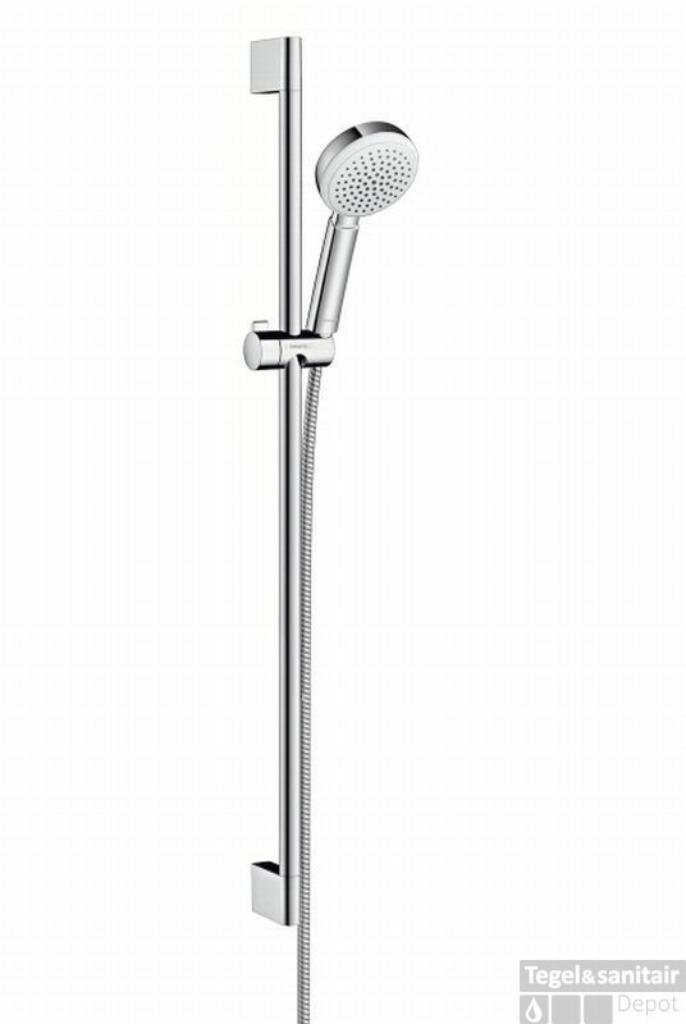 Hansgrohe Crometta 85 90cm glijstang (Doucheset) *Nieuw*, Huis en Inrichting, Badkamer | Badtextiel en Accessoires, Nieuw, Wit