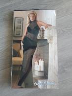Prachtige lange suede jurk van cottelli collection Maat L, Kleding | Dames, Ondergoed en Lingerie, Verzenden