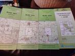 Topografische Kaarten Nederland - Diverse Bladen, Gelezen, Topografische Dienst Nederland, Ophalen of Verzenden, Landkaart