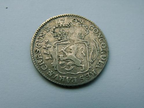 ZEELAND.  1/8 Zilveren Dukaat (Pietje) - 1793, Postzegels en Munten, Munten | Nederland, Losse munt, Overige waardes, Vóór koninkrijk