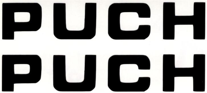 Puch sticker set #3, Motoren, Accessoires | Stickers, Verzenden