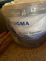 Sigma Sigmatex Superlatex Muurverf - Fresh Linen 5L, 5 tot 10 liter, Wit, Nieuw, Ophalen of Verzenden