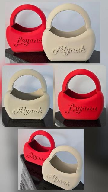 Met naam gepersonaliseerde giftbox / deco / cadeau tasje beschikbaar voor biedingen