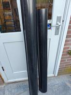 2 stukken regengoot dakgoot zwart, Doe-het-zelf en Verbouw, Buizen en Afvoer, Ophalen, Pvc, Nieuw, Minder dan 2 meter