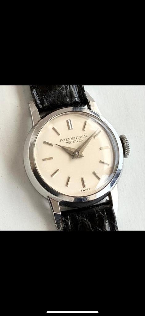 IWC Dameshorloge Vintage Jaren 60 - Topstaat!, Sieraden, Tassen en Uiterlijk, Horloges | Antiek, Polshorloge, Overige merken, Staal