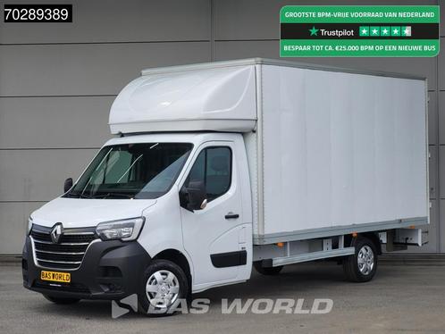 Renault Master 145PK Bakwagen Achterdeuren Navi LED Airco Eu, Auto's, Bestelauto's, Bedrijf, Te koop, Achteruitrijcamera, Airconditioning
