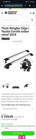 Dakdragers Thule Wingbar edge, Ophalen of Verzenden