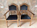 Eikenhouten stoelen met armleuningen, Antiek en Kunst, Ophalen