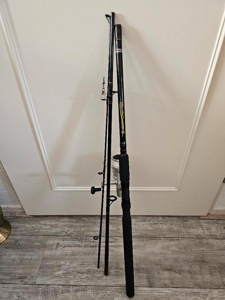 Abu Garcia Cardinal Combo Zoetwater Spinset werphengel molen, Watersport en Boten, Hengelsport | Roofvissen, Zo goed als nieuw