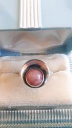 Deense Zilveren Vintage Ring m. Rodochrosiet van N.E. FROM., Verzenden, Zilver, Ring, Met edelsteen