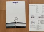 Mercedes-Benz 230 - + bijlage  -  Folder - Brochure, Verzenden, Mercedes, Zo goed als nieuw, Mercedes-Benz