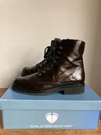 Durea nieuwpaar leren enkellaarsjes D cognac wijdte K mt 8.5, Durea, Bruin, Verzenden, Lage of Enkellaarzen