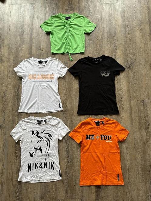 Super leuke t-shirtjes van Nik&Nik, maat 12/152, ZGAN!, Kinderen en Baby's, Kinderkleding | Maat 152, Zo goed als nieuw, Meisje