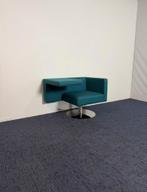 Offecct Solitaire design fauteuil, mintblauw, chroom frame, Huis en Inrichting, Fauteuils, Ophalen, Gebruikt, Minder dan 75 cm