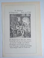 Jan Luyken Prent De Muzikant, Antiek en Kunst, Kunst | Etsen en Gravures, Ophalen of Verzenden