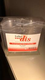 Transparant luxe plastic schaaltje doorsnee 6 cm, Ophalen of Verzenden, Overige materialen, Overige stijlen, Schaal of Schalen