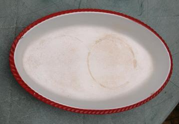 FE BELGIUM oranje gietijzer ovenschaal taartvorm 32 cm (G190 beschikbaar voor biedingen