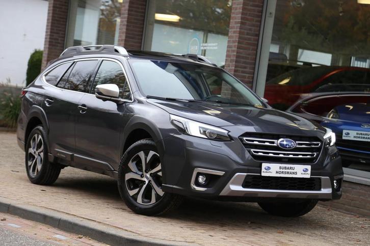 Subaru Outback 2.5i Premium AWD Schuifdak Leer Camera LED Tr, Auto's, Subaru, Te koop, Outback, 4x4, ABS, Achteruitrijcamera, Adaptive Cruise Control