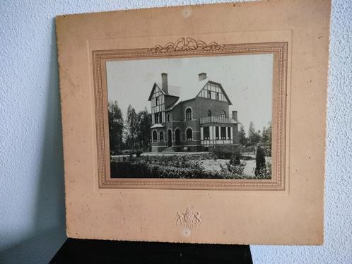 Foto Karton Mardaga Meulemans Dilsen Stokkem Rijksweg 34, Verzamelen, Foto's en Prenten, Gebruikt, Foto, Gebouw, Voor 1940, Ophalen of Verzenden