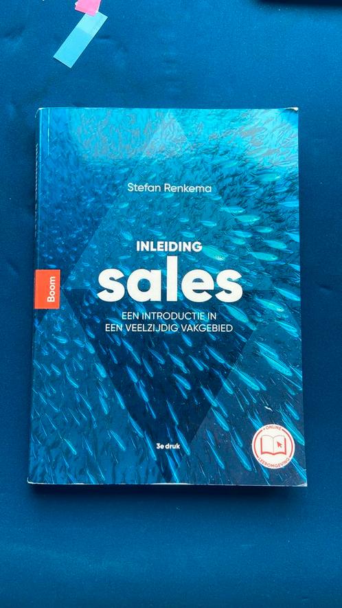 Stefan Renkema - Inleiding sales, Boeken, Economie, Management en Marketing, Zo goed als nieuw, Management, Ophalen