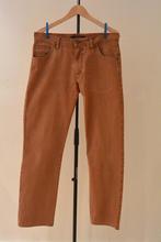 Alberto zalm roodbruin spijkerbroek jeans modern fit W32 L33, Overige kleuren, W32 (confectie 46) of kleiner, Ophalen of Verzenden