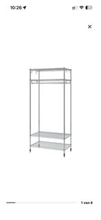 IKEA OMAR Kledingrek / Kapstok, Huis en Inrichting, 200 cm of meer, Zo goed als nieuw, Metaal, Ophalen