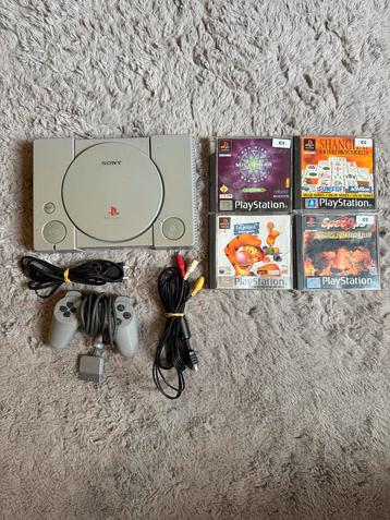 Playstation 1 met games! beschikbaar voor biedingen