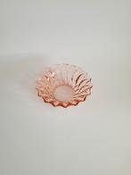 Prachtig vintage schaaltje roze gekleurd glas, Antiek en Kunst, Ophalen of Verzenden